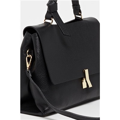 Bolso de piel Cara Negro