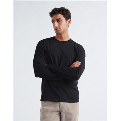 Long Sleeve T-shirt, Men, Black