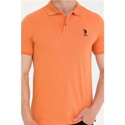 Erkek Kiremit Basic Polo Yaka Tişört