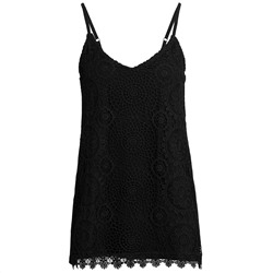 Damen Top mit Häkelspitze
