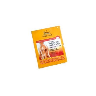 Согревающий и обезболивающий тигровый пластырь Tiger Balm 10*14 см / TIGER balm medicated plaster RED 10*14 sm
