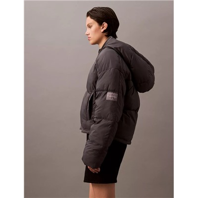Short Hooded Puffer Jacket