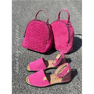 КОМБО AB.Zapatos · 966 · Fuxia-Rosa+AB.Z · Pelle · mochila 421 (650) Fuxia АКЦИЯ &##x1f4a5;
