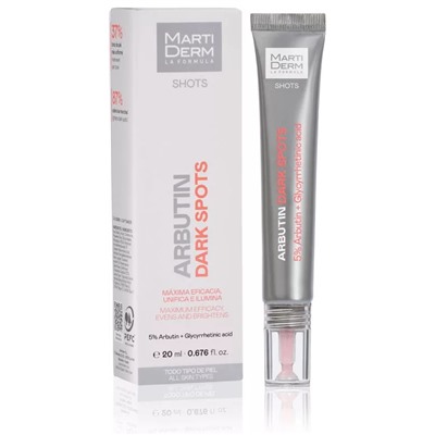 MartiDerm Shots Arbutin Темные пятна 5% Арбутин 20 мл