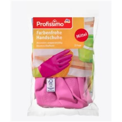 Farbenfrohe Handschuhe M, 2 St