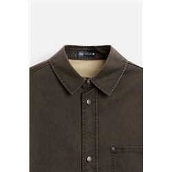 SOBRECAMISA EFECTO ENCERADO