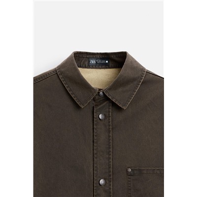 SOBRECAMISA EFECTO ENCERADO