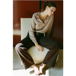 WASHED SLUB COTTON T-SHIRT
