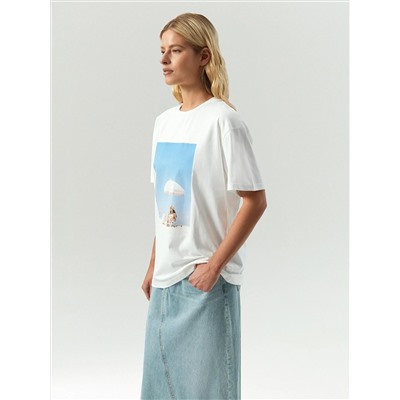 Футболка из хлопка, B3217/plage