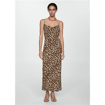 Vestido largo leopardo
