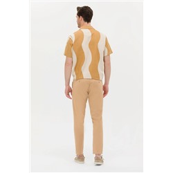 Erkek Camel Kanvas Pantolon