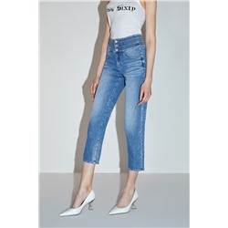 Vaquero slim fit 7/8 Azul