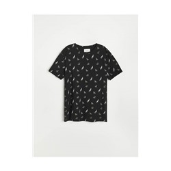 T-Shirt mit Katzendruck
