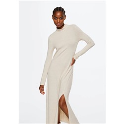 Vestido midi punto -  Mujer | MANGO OUTLET España