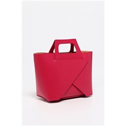 Bolso de piel Rita Maison Héritage Fucsia