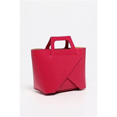 Bolso de piel Rita Maison Héritage Fucsia