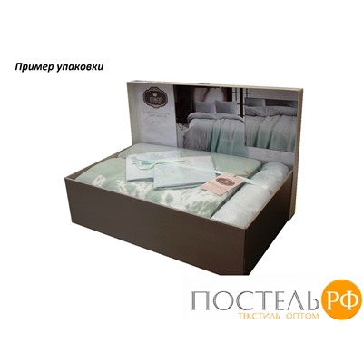 11283 КПБ DO&CO Ранфорс с плед 200х220 (50х70/2 шт) FORSET баклажан