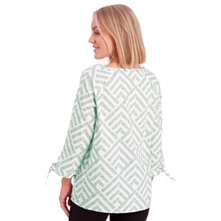 Damen Bluse mit Knotendetail