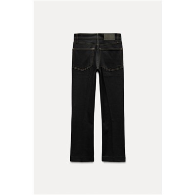ZW COLLECTION BOOTCUT HIGH-WAIST CROPPED JEANS