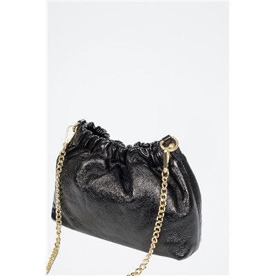 Bandolera Ascea de piel - Negro