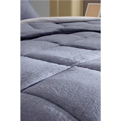 Meleni King Size Comforter Set - İndigo