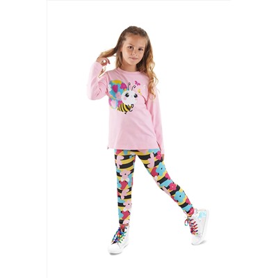 Denokids, Minik Arı Kız Çocuk Tunik Tayt Takım