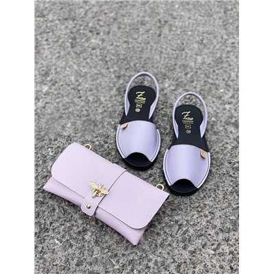 AB.Zapatos · 320-8 lila+AB.Z PELLE Abeja ladrillo (330) lila