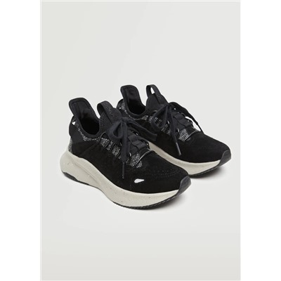 Deportivas contraste cordones -  Niño | MANGO OUTLET España