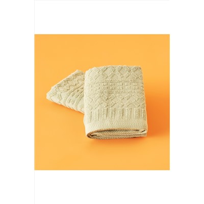 Bella Maison Yeşil %100 Pamuk Joyce 2'li El Havlusu Yeşil (30x30 cm) 6004EHAV0067