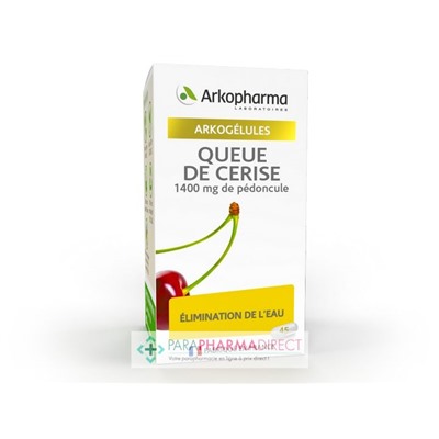 ArkoPharma ArkoGélules - Queue de Cerise - Elimination de l'Eau - 45 gélules