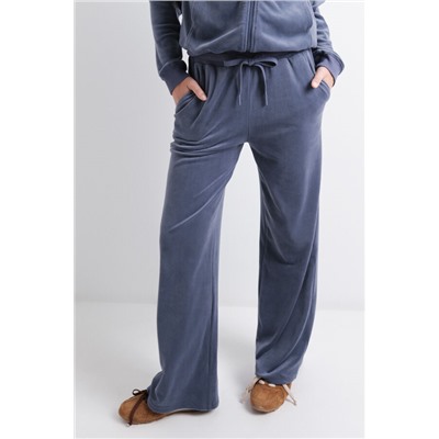 Pantalón terciopelo suave azul