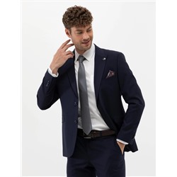 Lacivert Slim Fit Yün Takım Elbise