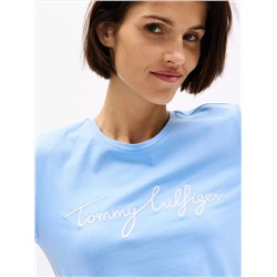 Embroidered Signature Crewneck T-Shirt