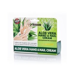 Крем для рук и ногтей с алоэ вера Nature republic 80 мл /Nature republic hand and nail aloe vera cream 80 мл