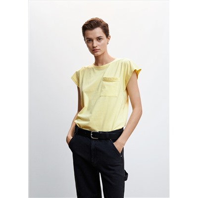 Camisa algodón bolsillo