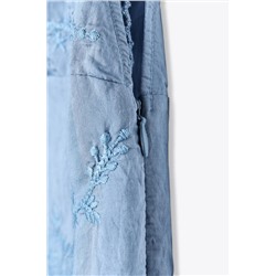 EMBROIDERED MIDI DRESS