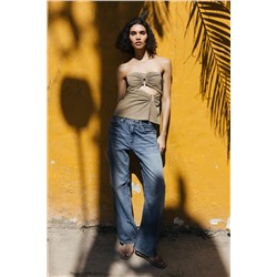 TRF WIDE-LEG MID-RISE FULL LENGTH JEANS