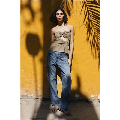 TRF WIDE-LEG MID-RISE FULL LENGTH JEANS