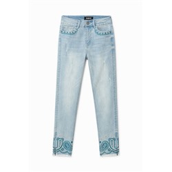 Pantalón vaquero skinny tobillero
