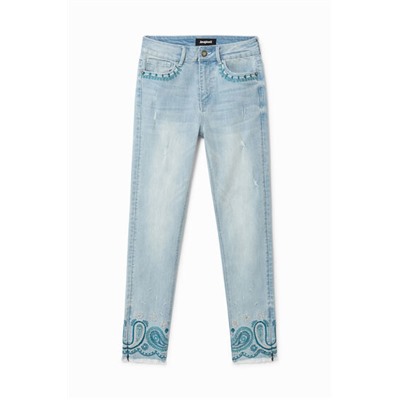 Pantalón vaquero skinny tobillero