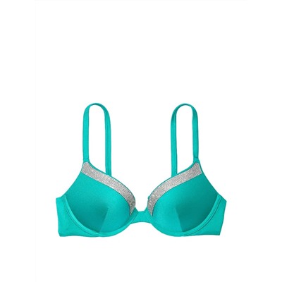 Victoria's Secret Swim Very Sexy Shine Trim Push-Up Bikini Top