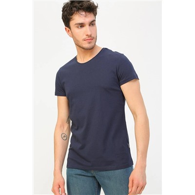 Lee Cooper Erkek Kaleb O Yaka T-Shirt Lacivert 202 LCM 242062