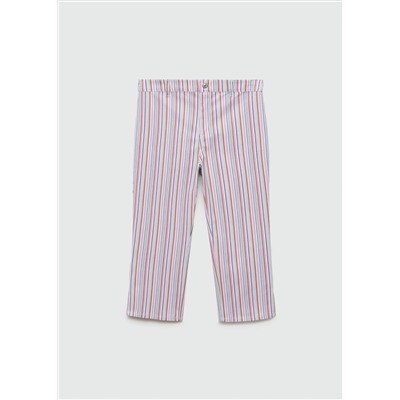 Jeans capri rayas