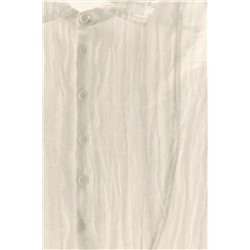 LIMITED EDITION CREASED-EFFECT LINEN BLEND SHIRT