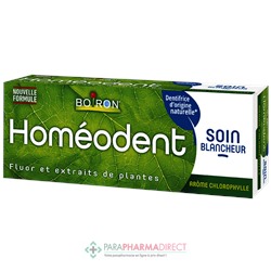 Boiron Homéodent - Soin Blancheur - Goût Chlorophylle - Dentifrice 75 ml