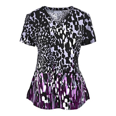 Grey's Anatomy Scrubs Contessa Print Top
