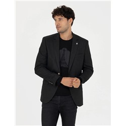 Siyah Ekstra Slim Fit Blazer Ceket