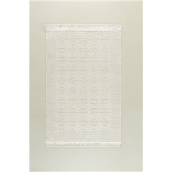 Laura Saçaklı Halı - Krem - 160x230 cm