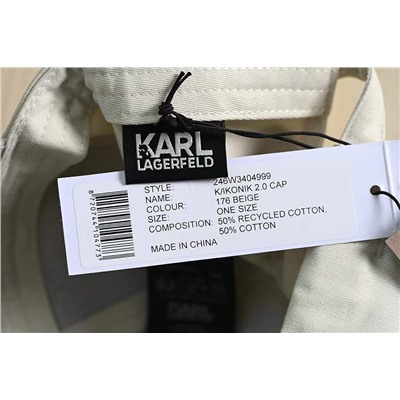 Бейсболка хлопковая KARL LAGERFEL*D ОРИГИНАЛ!