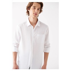 Mavi Beyaz Gömlek Regular Fit / Normal Kesim 0210304-620